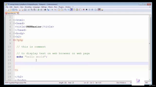 Class num-6 | Comment in PHP | PHP full course | PHP course from beginner to advance level 2021. смотреть онлайн