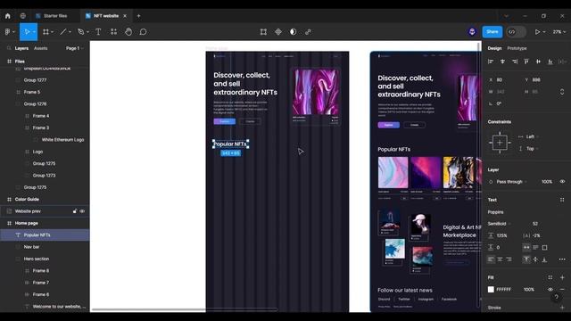 How to design a website in Figma(2023 UI UX Design) смотреть онлайн