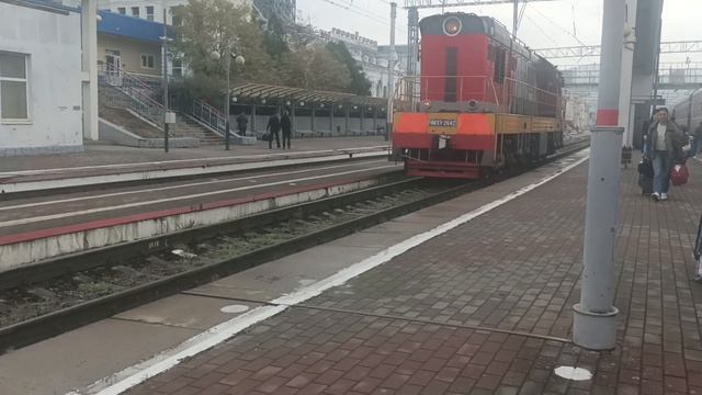 ? " Приветливый машинист"| тепловоз ЧМЭ3 следует резервом ? смотреть онлайн