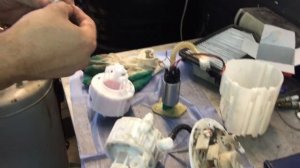 Замена топливного фильтра на KIA RIO 3 (рестайлинг), на пробеге 61000