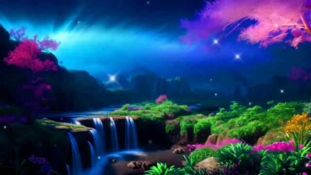 ?Волшебный водопад ?Звуки природы для концентрации ? Расслабляющая атмосфера воды и леса 1 час смотреть онлайн