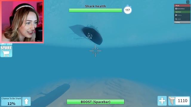 SCARY MEGALODON Eats Us In ROBLOX!! смотреть онлайн