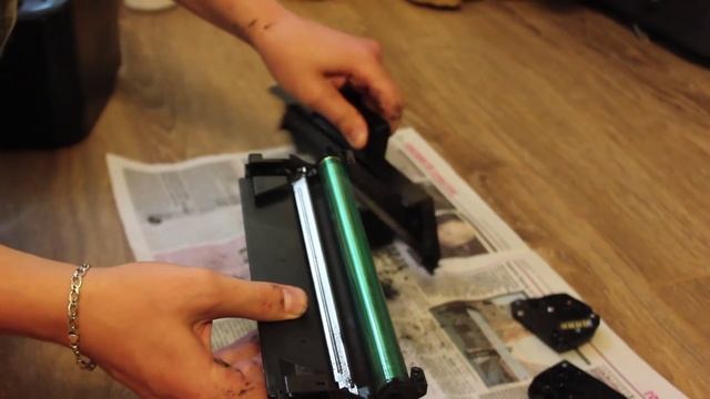 Заправка картриджа принтера Samsung ML-1865 смотреть онлайн