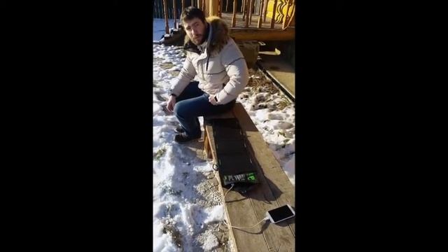 Обзор и пробный запуск солнечной зарядки для мобильных устройств смотреть онлайн