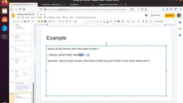 [MongoDB] - 10. Array Of Embedded Documents