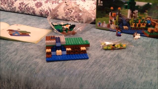 LEGO Minecraft 21114 The Farm and 21115 The First Night / Лего Майнкрафт 21114 и 21115 смотреть онлайн