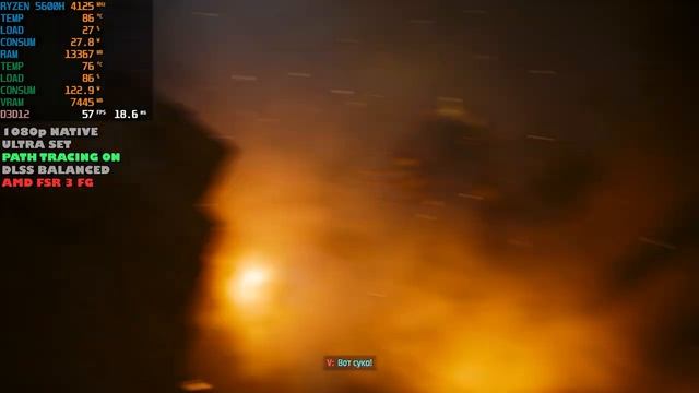 Cyberpunk 2077 Phantom Liberty PATH TRACING Ultra RTX 3070 FSR 3 Frame Generation Mod + DLSS смотреть онлайн