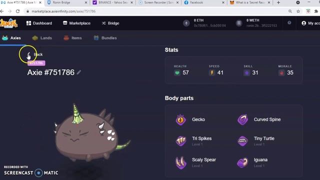 Axie Infinity Breeding| Morph to Adult| Egg Hatching смотреть онлайн