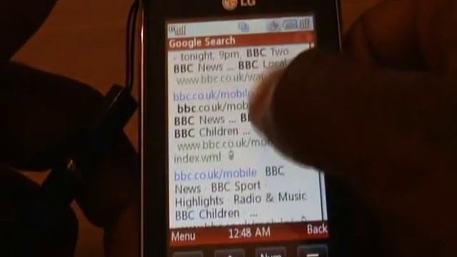 LG Viewty (KU990) - Installation of Opera Mini & Usage смотреть онлайн