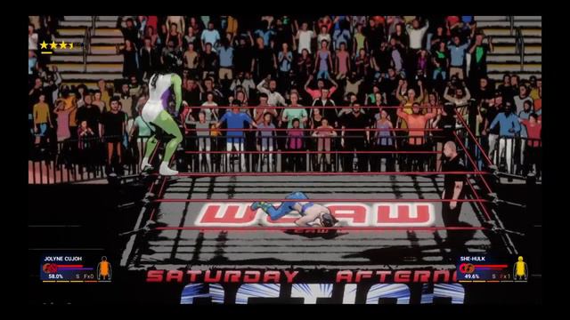 WCAW Saturday Afternoon Action Episode 21 Part 1: Jolyne Cujoh vs. She-Hulk смотреть онлайн
