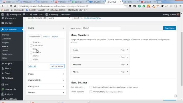 Create and Update WordPress Menus смотреть онлайн