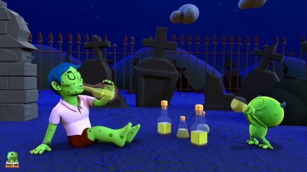 Zombie Finger Family | Nursery Rhymes And Baby Songs | Halloween Songs For Kids