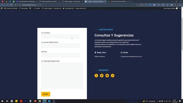 14 | Cómo crear las páginas de Contacto, Privacidad y Cookies - Curso de WordPress смотреть онлайн