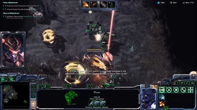 Starcraft 2 Co-Op Mission: Chain of Ascension [Mass Thor] смотреть онлайн