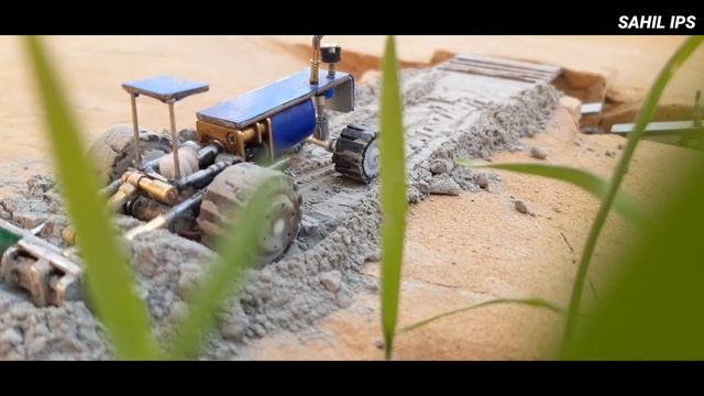 How to make mini cnc tractor machine science project | part 3 DIY Motor Tractor￼ смотреть онлайн