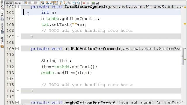 java code - lesson JComboBox смотреть онлайн