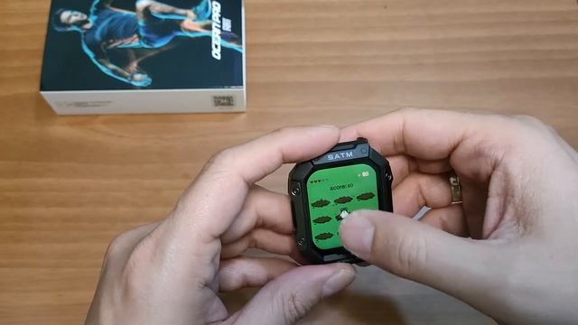 LOKMAT Ocean Pro smartwatch unboxing and quick menu view смотреть онлайн