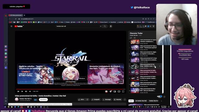 Jugador de Genshin reacciona a Star Rail 😱😎 | Trailers de Personaje | Yaika Race смотреть онлайн