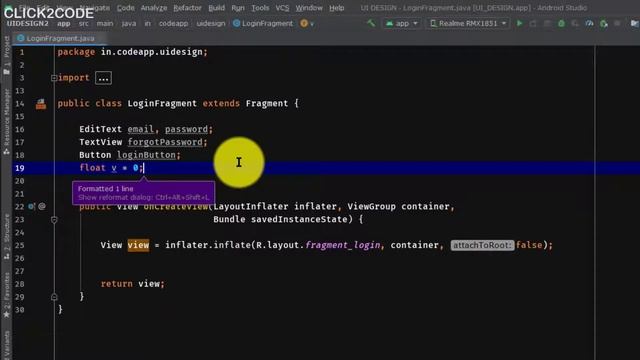 Part-07 | How to create animation code with JAVA Code in android studio. смотреть онлайн