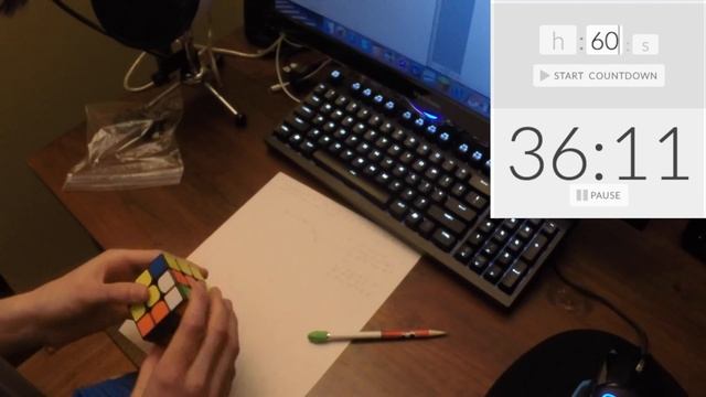 Rubik's Cube FMC - 31 Moves [Time Lapse] смотреть онлайн