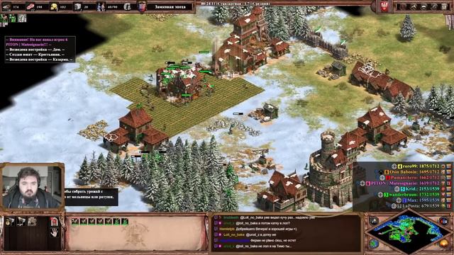 Wanderbraun победил в НЕВОЗМОЖНОМ матче за Поляков? 3vs4 матч в Age Of Empires 2