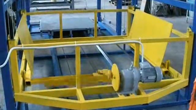 Двухпортальный комплекс для резки пенобетона (ленточный многопил) смотреть онлайн