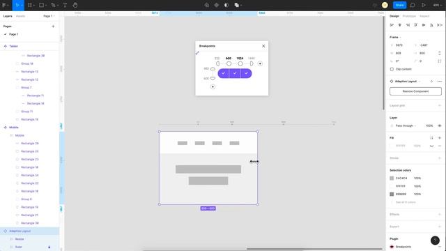 How to Preview Responsive Breakpoint Layouts in Figma | Breakpoints Plugin смотреть онлайн