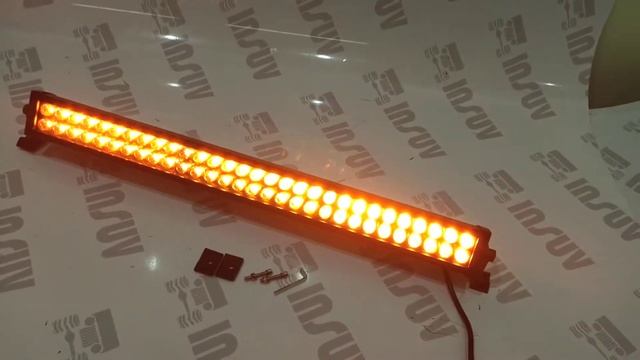 Светодиодная фара (балка) 180W, 875мм Два режима свечения белый/желтый смотреть онлайн