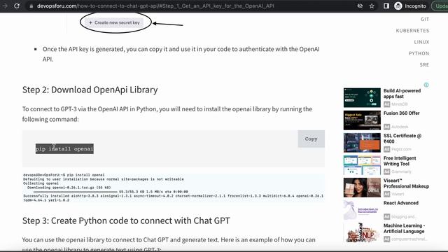 How to Connect Chat GPT API - ChatGPT3 ChatGPT смотреть онлайн