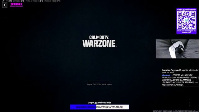 AO VIVO 🔴 - BORA NO GRIND EM FORTUNE'S KEEP!! | COD WARZONE смотреть онлайн