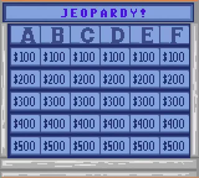 Jeopardy! (Sega Game Gear)