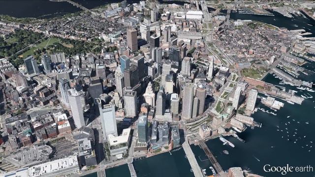 New 3D imagery of Boston in Google Earth 7 смотреть онлайн