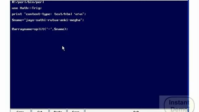 PERL Slicing Arrays, Transform String to array and Sorting Array смотреть онлайн