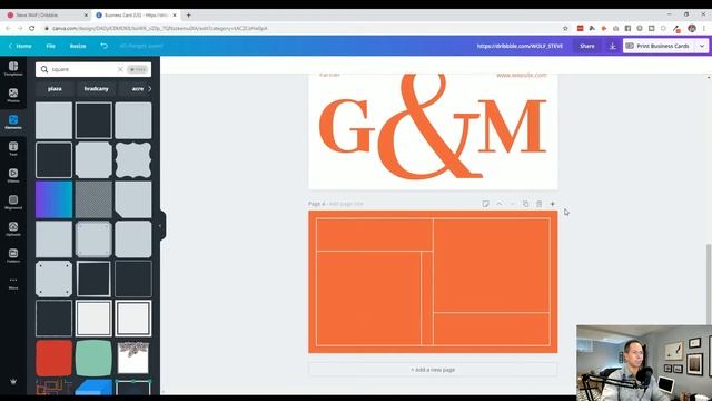 ReCreate WIth Canva - Bold Business Card смотреть онлайн