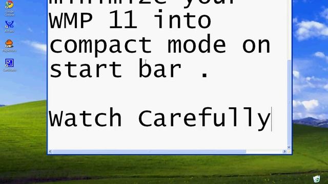 Tutorial On Minimizing Windows Media Player 11 Into Compact Mode On Start Bar смотреть онлайн