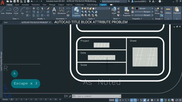 How to Fix Autocad Title Block Problems смотреть онлайн
