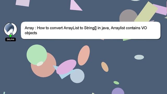 Array : How to convert ArrayList to String[] in java, Arraylist contains VO objects смотреть онлайн