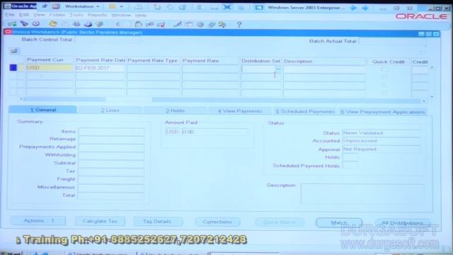 Oracle Finacial||online training||payments and payables Part-12 by SaiRam смотреть онлайн