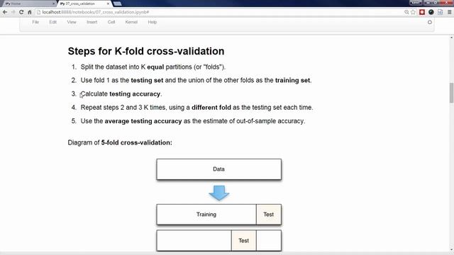 Selecting the best model in scikit learn using cross validation смотреть онлайн