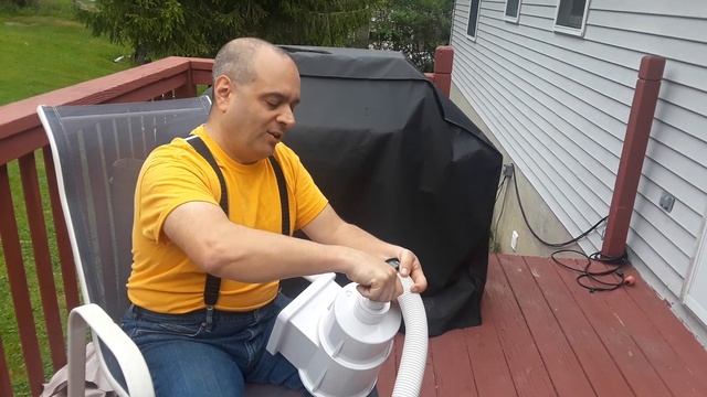 How to connect an Intex pump to a Hayward skimmer without adapters смотреть онлайн