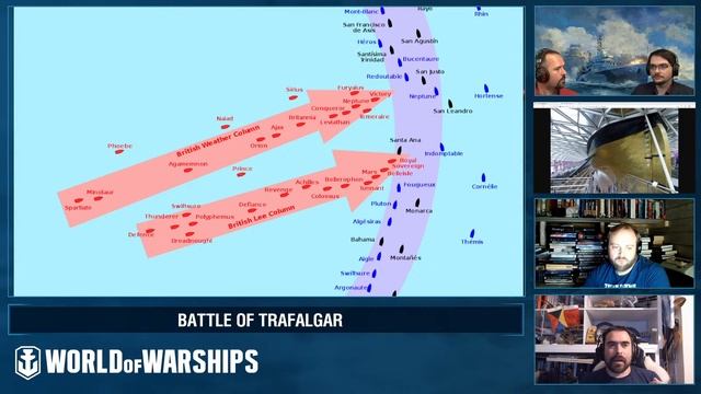 [EN] Armchair Admirals - Battle of Trafalgar | World of Warships смотреть онлайн