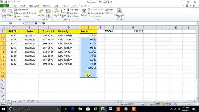 LISTBOX SUMIF IN EXCEL VBA IN HINDI STEP BY STEP смотреть онлайн