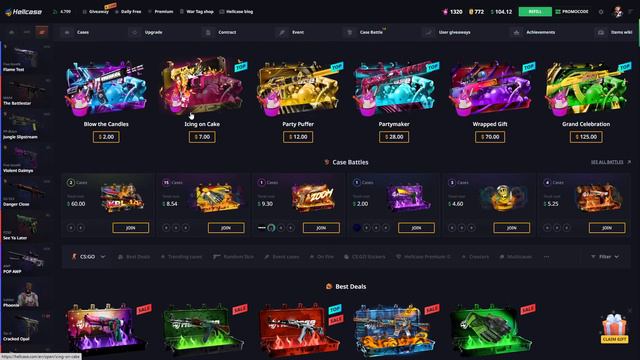 HELLCASE'DE DAHA İLK KASADAN 700 DOLAR KAR ETTİK İNANILMAZ ŞANSLIYIZ 😱 PROMO CODE(200$ GIVEAWAY) смотреть онлайн