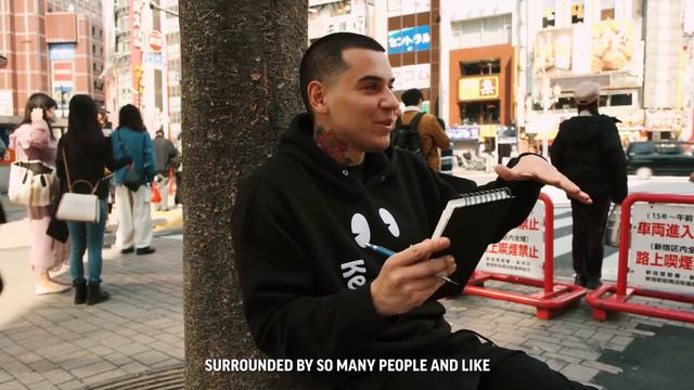 I sketched and interviewed a random lady in Tokyo, Japan! 🇯🇵 смотреть онлайн