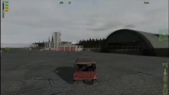 Gameplay in UAZ at NW airfield[DayZ] смотреть онлайн
