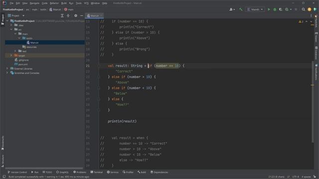 Kotlin - Conditionals смотреть онлайн