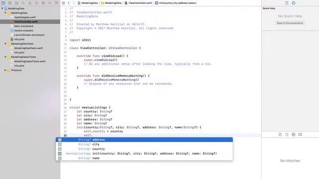 Modeling JSON Data Swift 4 Network Protocols (Swift 4 Xcode 9) смотреть онлайн