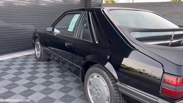 1986 Ford Mustang SVO: Black (Walk Around) смотреть онлайн