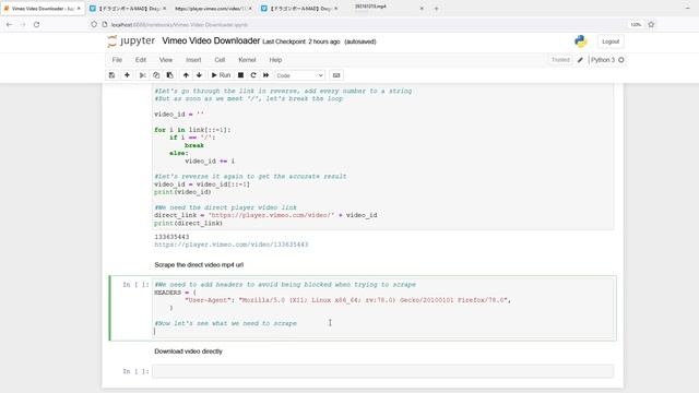 Coding a Vimeo video downloader || Python || Quick Tutorial смотреть онлайн