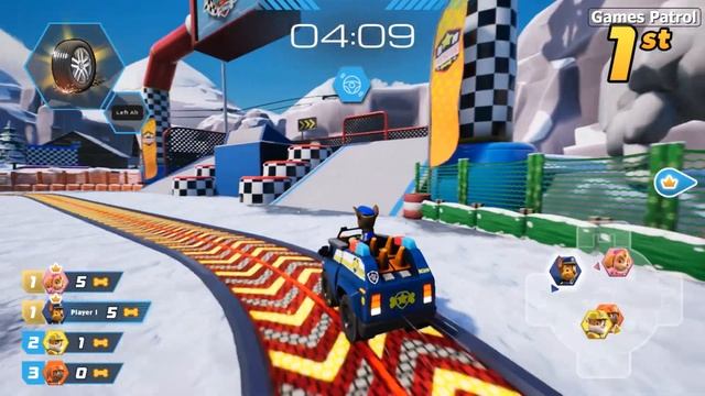 PAW Patrol Grand Prix - Pup Treat Arena - Winter Playground - Chase смотреть онлайн